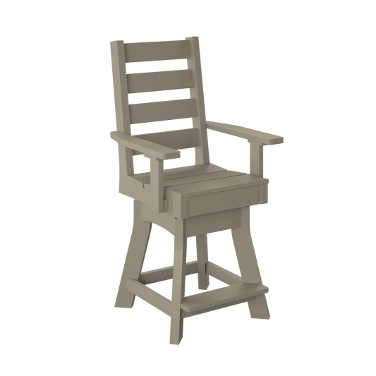Coastal Swivel Dining Chair-Counter