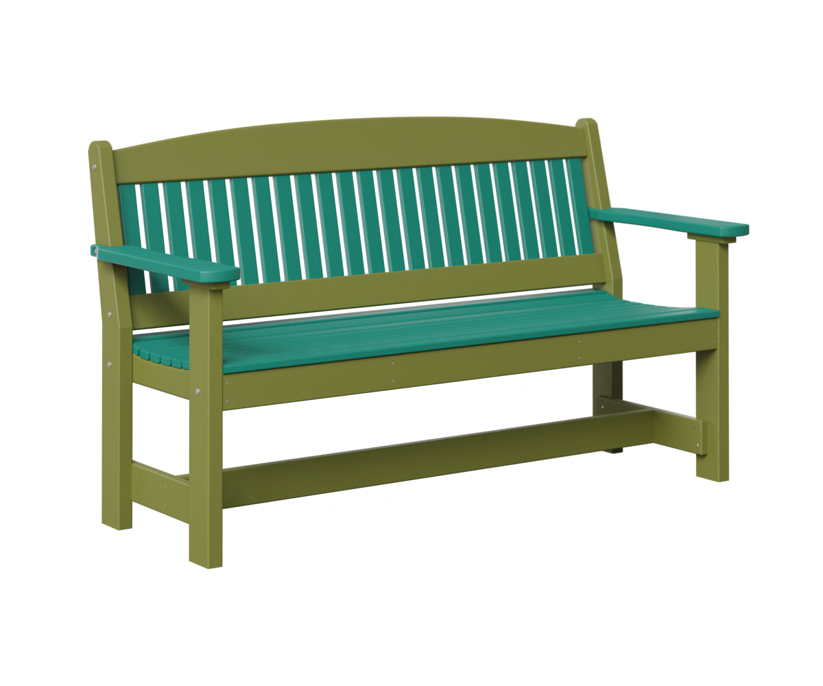 AC79-5ft-Garden-Bench-Aruba-Blue-Lime-Green