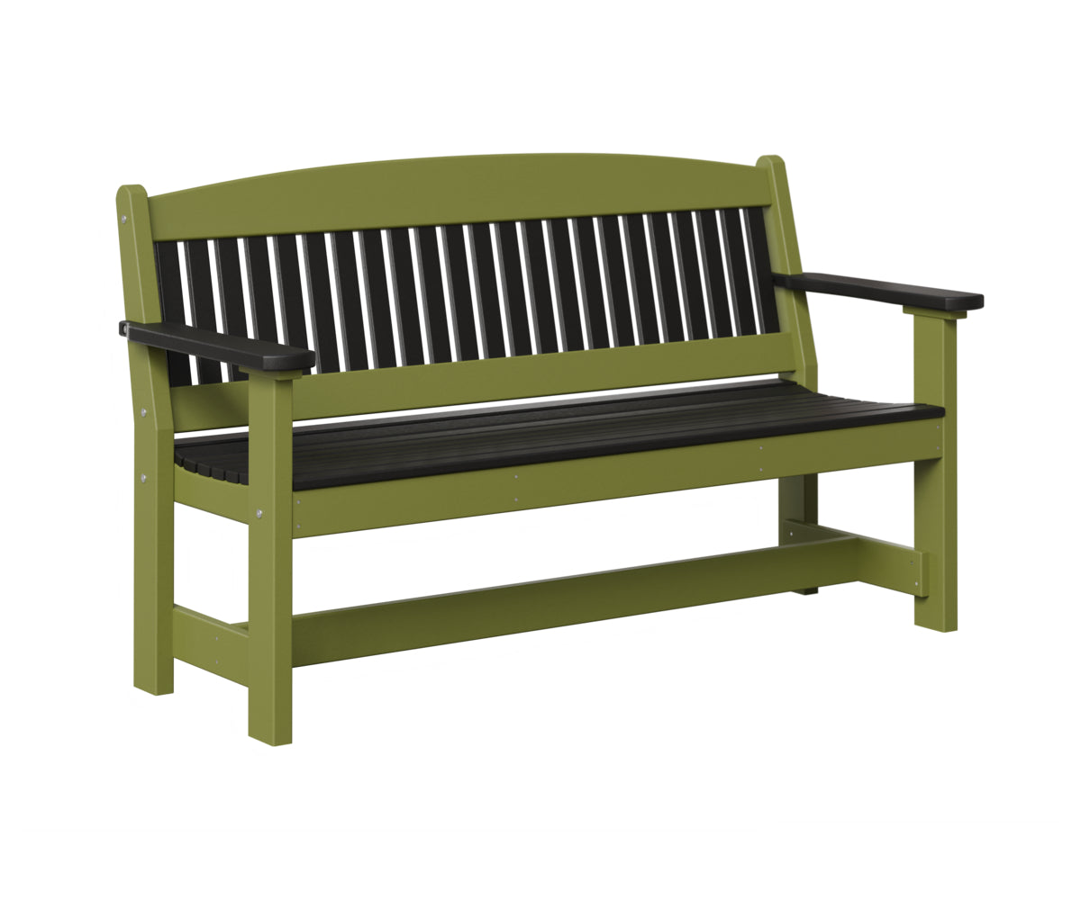 AC79-5ft-Garden-Bench-Black-Lime-Green