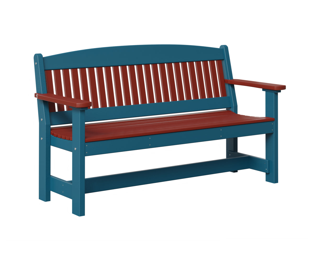 AC79-5ft-Garden-Bench-Cranberry-Blue
