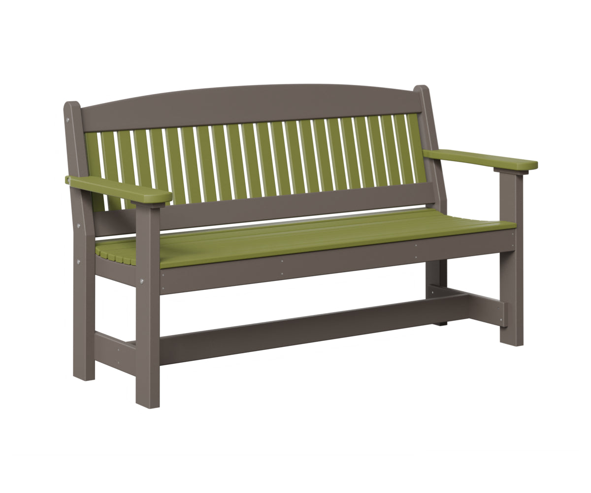 AC79-5ft-Garden-Bench-Lime-Green-Anchor-Gray