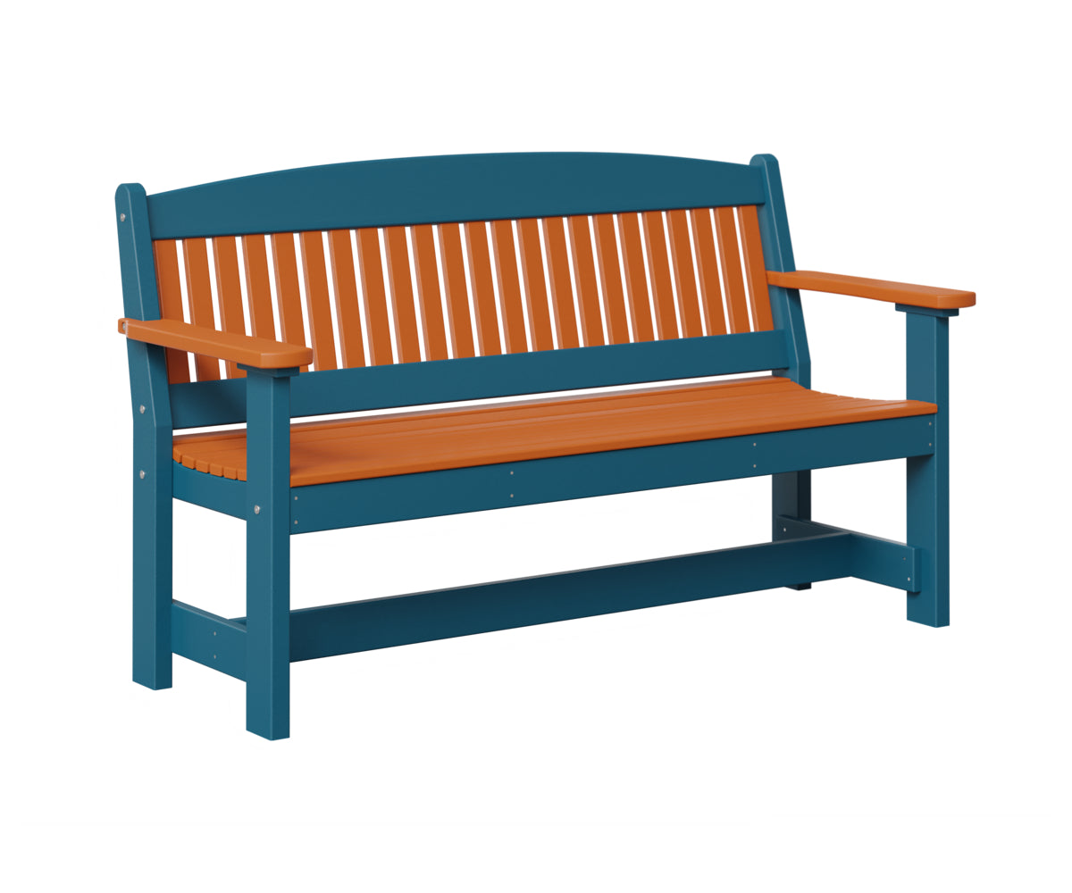 AC79-5ft-Garden-Bench-Orange-Blue