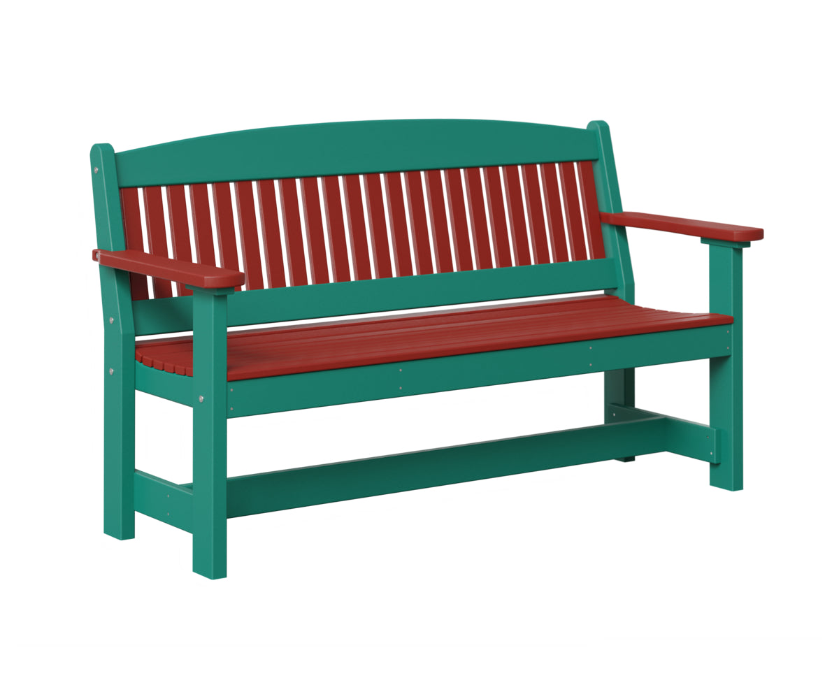 AC79-5ft-Garden-Bench-Red-Aruba-Blue