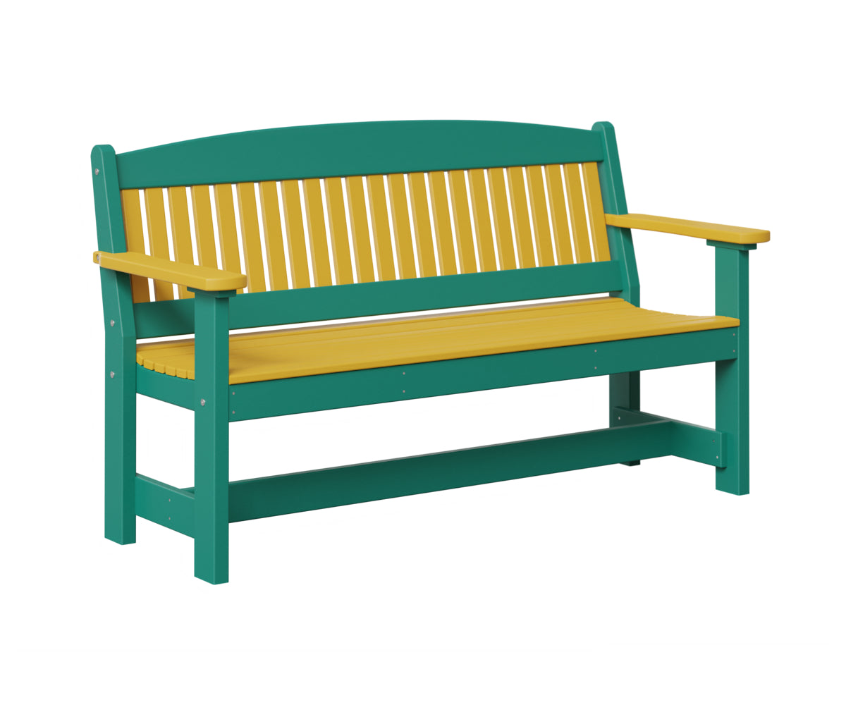 AC79-5ft-Garden-Bench-Yellow-Aruba-Blue