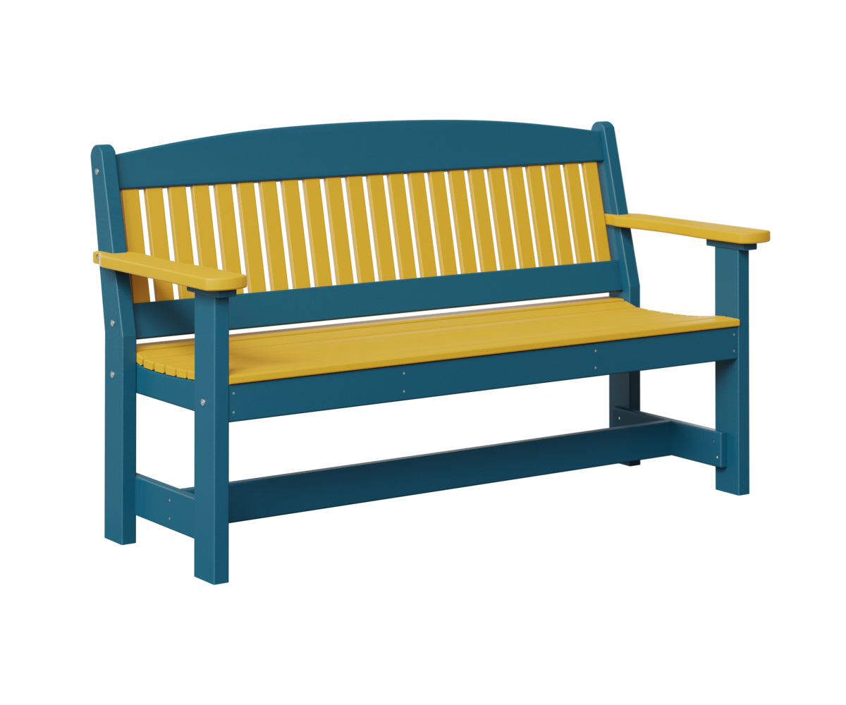 AC79-5ft-Garden-Bench-Yellow-Blue