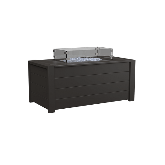 Modern 28"x48" Rectangle Firetable-CT Height