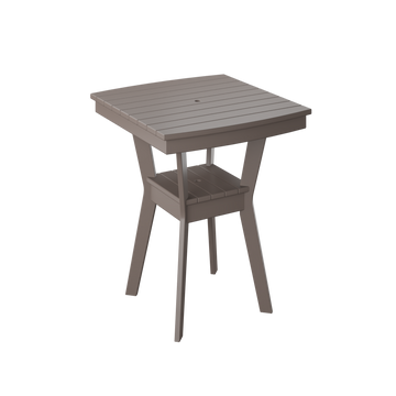 A square Chat Table with bar height, featuring a simple design with four legs.