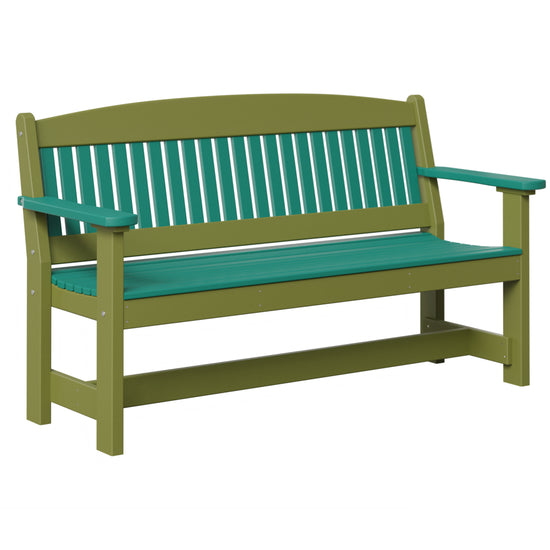 AC79-5ft-Garden-Bench-Aruba-Blue-Lime-Green