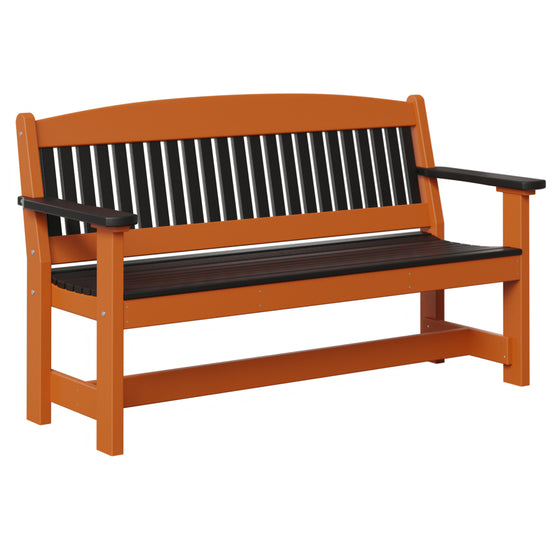 AC79-5ft-Garden-Bench-Black-Orange