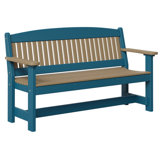 AC79-5ft-Garden-Bench-Caramel-Blue