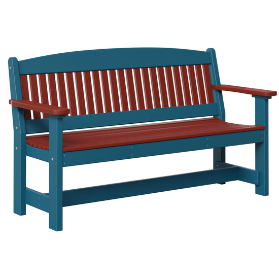 AC79-5ft-Garden-Bench-Cranberry-Blue