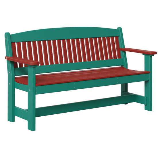 AC79-5ft-Garden-Bench-Red-Aruba-Blue