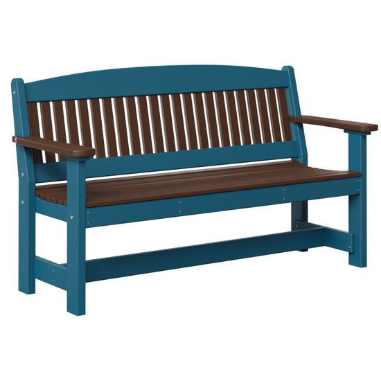 AC79-5ft-Garden-Bench-Tudor-Brown-Blue