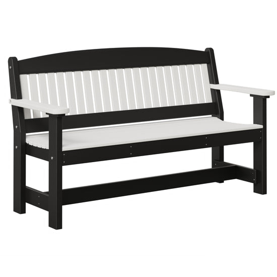 AC79-5ft-Garden-Bench-White-Black