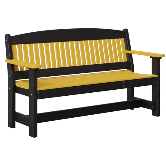 AC79-5ft-Garden-Bench-Yellow-Black