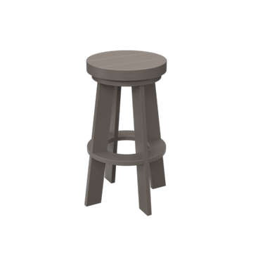 Classic Round Swivel Bar Stool-Regular