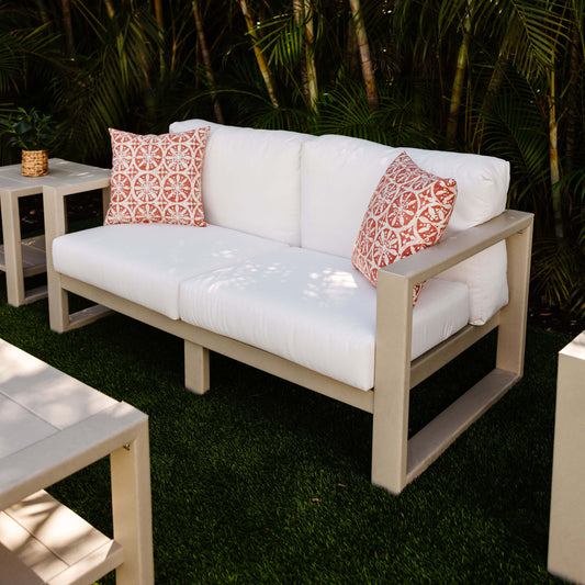 Modern Deep Seat Love Seat